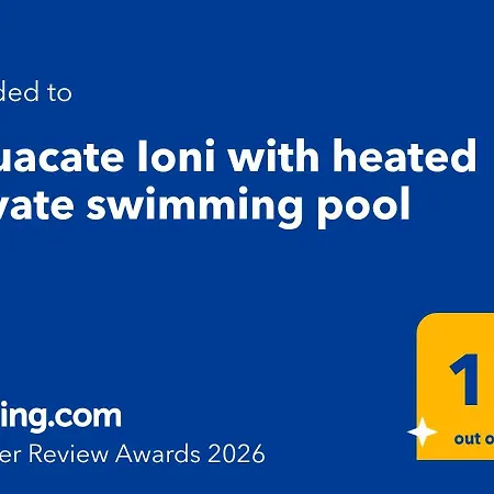 Βίλα Aguacate Ioni With Heated Private Swimming Pool *